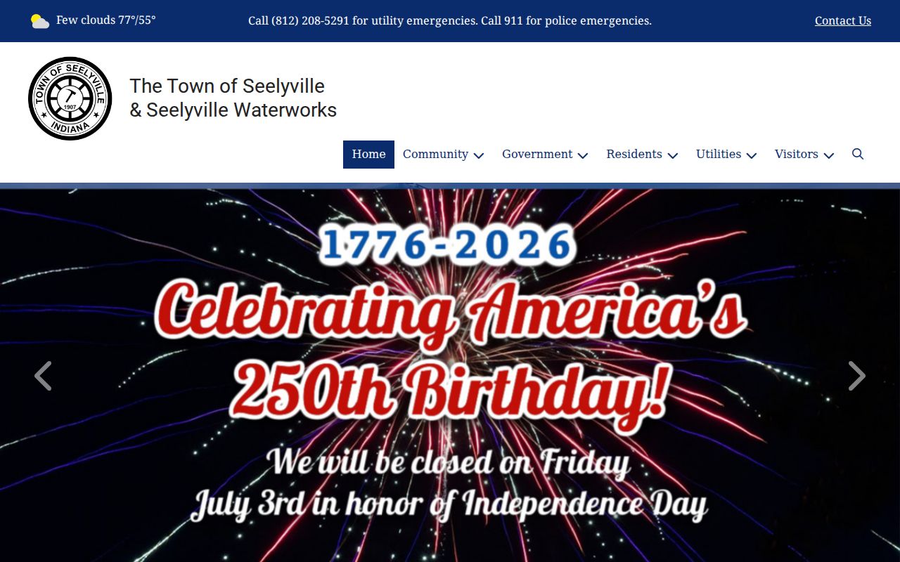 Official Seelyville town government website